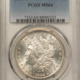 Dollars 1898 $1 MORGAN DOLLAR PCGS MS-64, 65 QUALITY, OLD GREEN HOLDER, PREMIUM QUALITY!