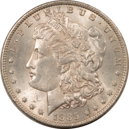 Dollars 1885-O $1 MORGAN DOLLAR – UNCIRCULATED WITH SOFT LUSTER!