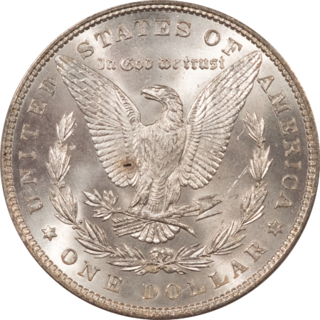 Dollars 1886 $1 MORGAN DOLLAR – PCGS MS-63, OLD GREEN HOLDER & PREMIUM QUALITY!