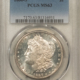 Dollars 1886 $1 MORGAN DOLLAR – PCGS MS-63, OLD GREEN HOLDER & PREMIUM QUALITY!