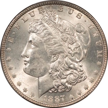 Dollars 1887 $1 MORGAN DOLLAR – PCGS MS-63
