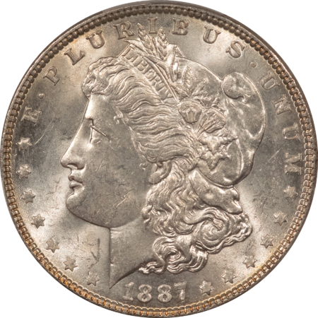 Dollars 1887 $1 MORGAN DOLLAR – PCGS MS-64