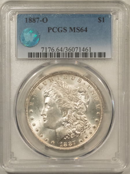 Dollars 1887-O $1 MORGAN DOLLAR – PCGS MS-64