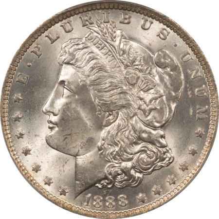 Dollars 1888-O $1 MORGAN DOLLAR – PCGS MS-65, 65+ QUALITY! PREMIUM QUALITY!