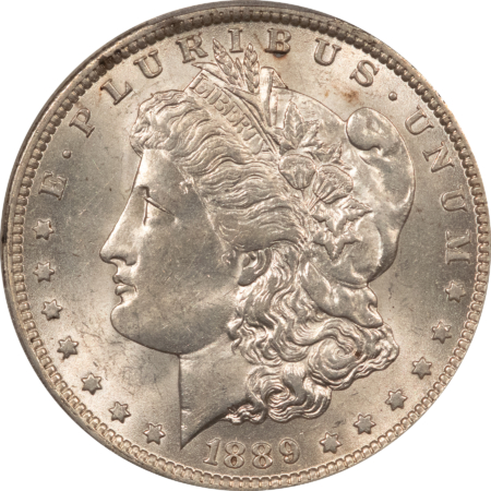 Dollars 1889-O $1 MORGAN DOLLAR – PCGS AU-58+, MS-62 QUALITY! PREMIUM QUALITY!