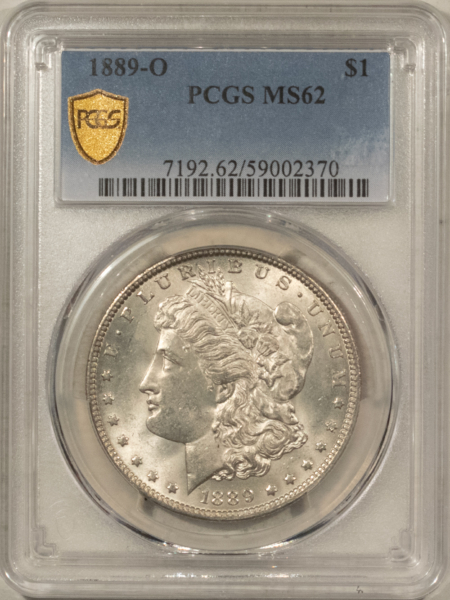 Dollars 1889-O $1 MORGAN DOLLAR – PCGS MS-62