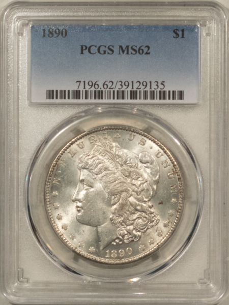 Dollars 1890 $1 MORGAN DOLLAR – PCGS MS-62