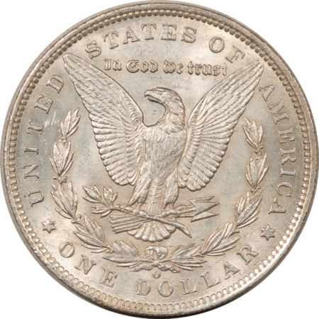 Dollars 1890-O $1 MORGAN DOLLAR – OBV VIRTUALLY UNC, REVERSE LIGHT CLEANING!