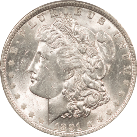 Dollars 1891 $1 MORGAN DOLLAR – PCGS MS-63