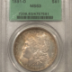 Dollars 1898-O $1 MORGAN DOLLAR – PCGS MS-65, OLD GREEN HOLDER & PREMIUM QUALITY!
