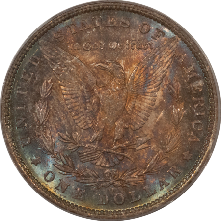 Dollars 1891-O $1 MORGAN DOLLAR – PCGS MS-63, TONED PRETTY REV! OLD GREEN HOLDER!