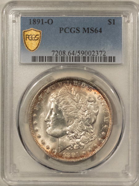 Dollars 1891-O $1 MORGAN DOLLAR – PCGS MS-64