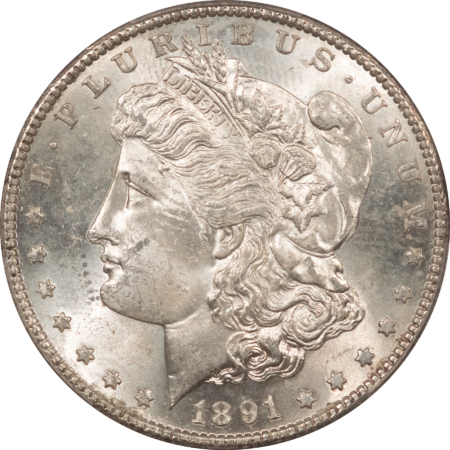 Dollars 1891-S $1 MORGAN DOLLAR – PCGS MS-63
