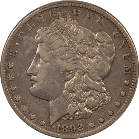 Dollars 1892-CC $1 MORGAN DOLLAR – PCGS VF-25, CARSON CITY!
