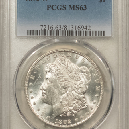Dollars 1892-O $1 MORGAN DOLLAR – PCGS MS-63