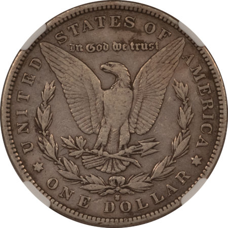 Dollars 1892-S $1 MORGAN DOLLAR – NGC VF-20, FRESH & ORIGINAL!