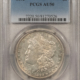 Dollars 1893-O $1 MORGAN DOLLAR – PCGS XF-45, WHITE W/ SOME LUSTER IN PROTECTED AREAS!