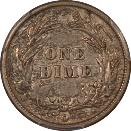 Barber Dimes 1893-O BARBER DIME – PCGS AU-50, TOUGH EARLY DATE!