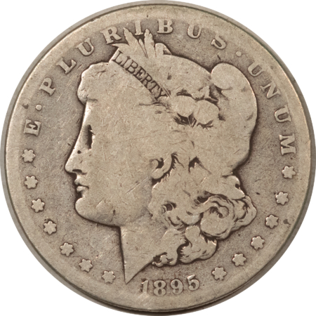 Dollars 1895-S $1 MORGAN DOLLAR – CIRCULATED, LOWER GRADE BUT HONEST!