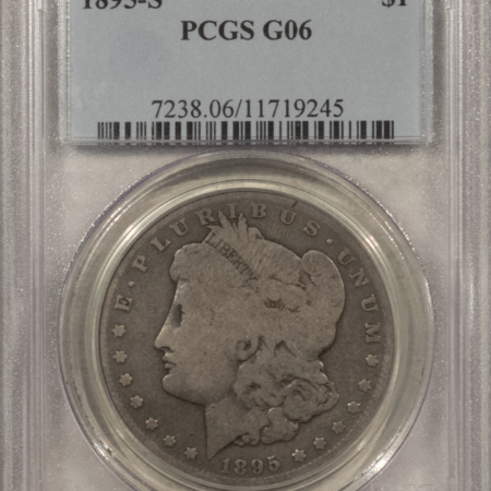 Dollars 1895-S $1 MORGAN DOLLAR – PCGS G-06