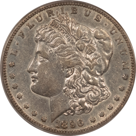Dollars 1896-S $1 MORGAN DOLLAR – ICG EF-45, TOUGH DATE, STRONG DETAIL