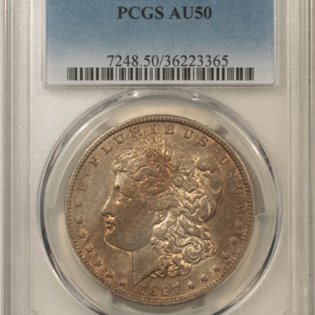 Dollars 1897-O $1 MORGAN DOLLAR – PCGS AU-50