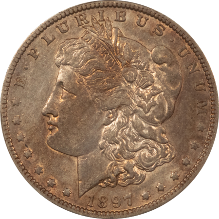 Dollars 1897-O $1 MORGAN DOLLAR – PCGS AU-50