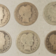 Barber Quarters 1912 1913-D 1914 1915-D BARBER QUARTERS, LOT OF 4 – CIRCULATED!
