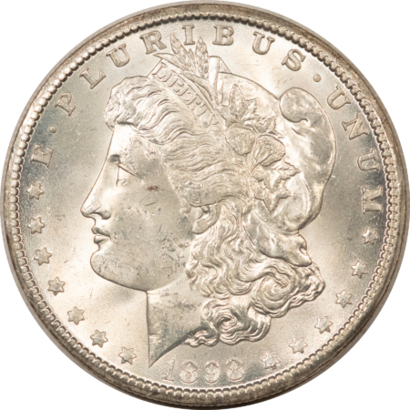 Dollars 1898-O $1 MORGAN DOLLAR – UNCIRCULATED, BLAST WHITE & CHOICE!