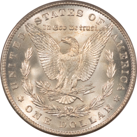 Dollars 1898-O $1 MORGAN DOLLAR – PCGS MS-63, OLD GREEN HOLDER & PREMIUM QUALITY!