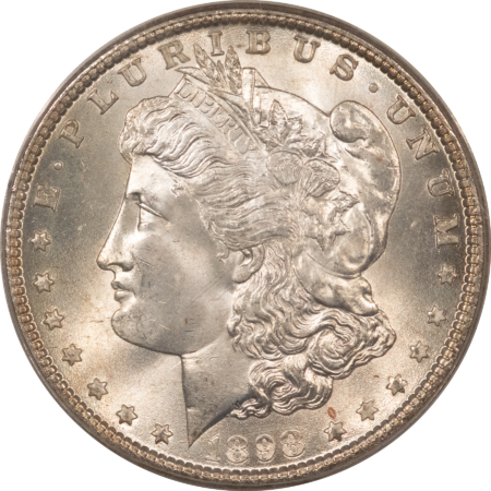 Dollars 1898-O $1 MORGAN DOLLAR – PCGS MS-65, OLD GREEN HOLDER & PREMIUM QUALITY!