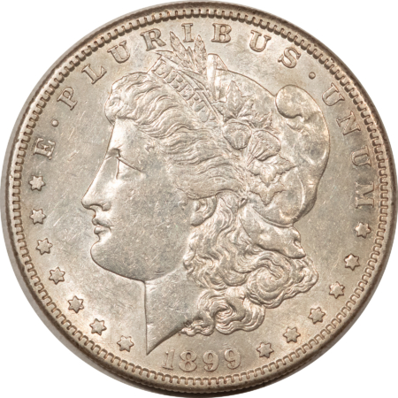 Dollars 1899-S $1 MORGAN DOLLAR – AU DETAILS, LIGHT CLEANING!