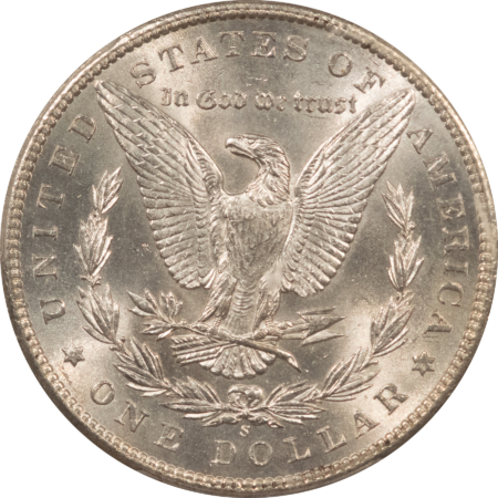 Dollars 1899-S $1 MORGAN DOLLAR – PCGS MS-64 BLAST WHITE & WELL-STRUCK