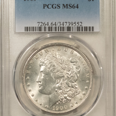 Dollars 1900 $1 MORGAN DOLLAR – PCGS MS-64, WHITE