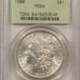 Dollars 1899-S $1 MORGAN DOLLAR – PCGS MS-64 BLAST WHITE & WELL-STRUCK