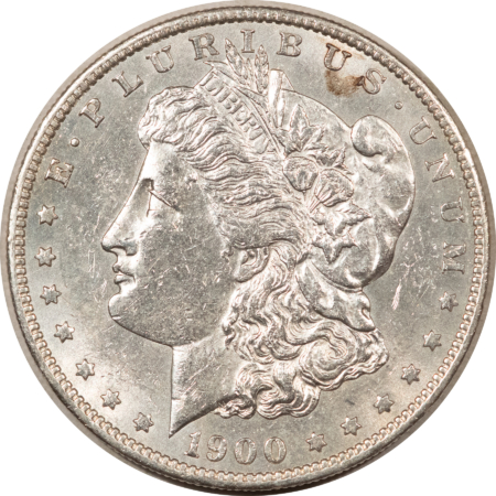 Dollars 1900-S $1 MORGAN DOLLAR – AU/UNC DETAILS BUT CLEANED!