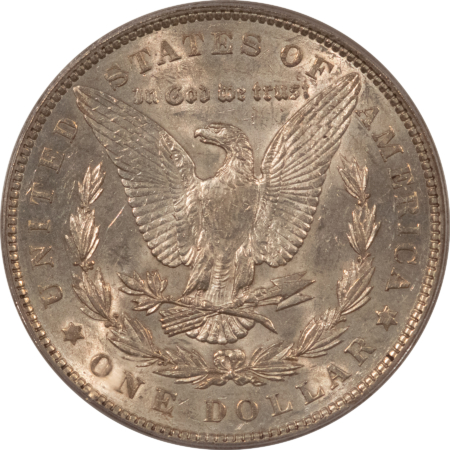 Dollars 1901 $1 MORGAN DOLLAR – PCGS AU-55, OLD GREEN HOLDER & PREMIUM QUALITY!