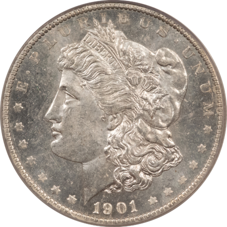 Dollars 1901-O $1 MORGAN DOLLAR – PCGS MS-64 PL, PROOFLIKE WITH VERY DEEP MIRRORS!