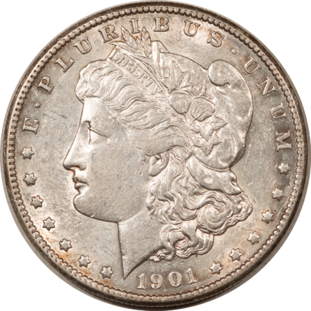 Dollars 1901-S $1 MORGAN DOLLAR – AU+ DETAIL, CLEANED!