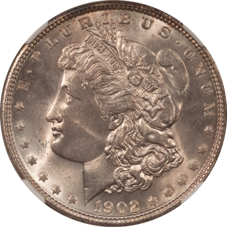 Dollars 1902 $1 MORGAN DOLLAR – NGC MS-64, FRESH WHITE & NICE!