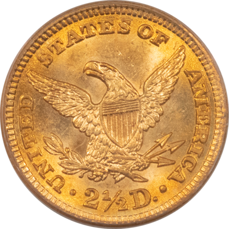 $2.50 1902 $2.50 LIBERTY HEAD QUARTER EAGLE – PCGS MS-63, OLD GREEN HOLDER!
