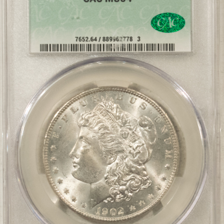 CAC Approved Coins 1902-O $1 MORGAN DOLLAR – CACG MS-64, SUPER PREMIUM QUALITY! CAC APPROVED!