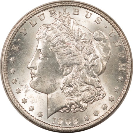 Dollars 1902-O $1 MORGAN DOLLAR – UNCIRCULATED, VIRTUALLY CHOICE!
