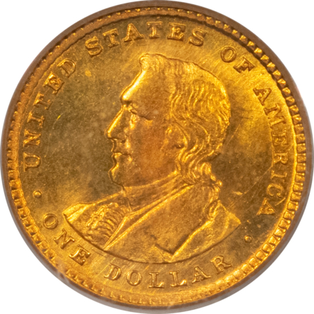 Early Commems 1905 $1 LEWIS & CLARK GOLD COMMEMORATIVE – PCGS MS-64, PREMIUM QUALITY!