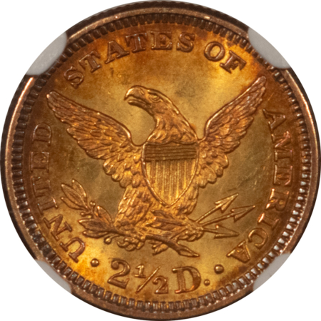 $2.50 1907 $2.50 LIBERTY GOLD QUARTER EAGLE – NGC MS-64, CAC APPROVED!