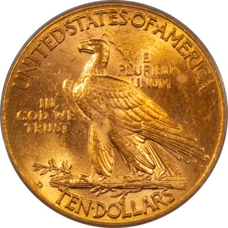 $10 1908-D $10 LIBERTY GOLD EAGLE, MOTTO – PCGS MS-64, FLASHY! $30k IN MS65!