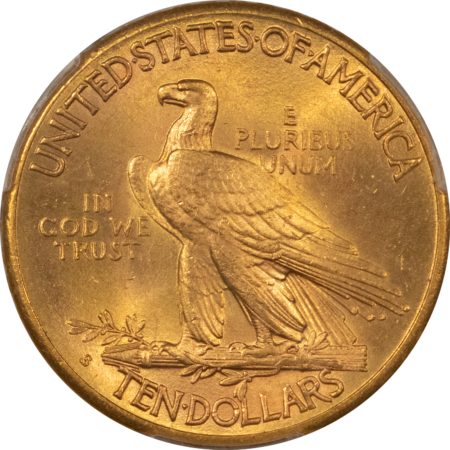 $10 1909-S $10 INDIAN GOLD EAGLE PCGS MS-64 SUPER PQ! AMAZING QUALITY! CAC APPROVED!