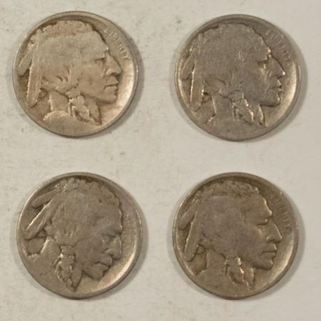 Buffalo Nickels 1913 TY1 X5, 1913 TY2 X3 BUFFALO NICKELS, LOT/8 – LOW GRADE WEAK DATES!