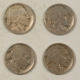 Buffalo Nickels 1913-D TY1 X2, 1913-S TY1 X2, 1913-D TY2 X2 BUFFALO NICKELS LOT/6 CULLS DATELESS