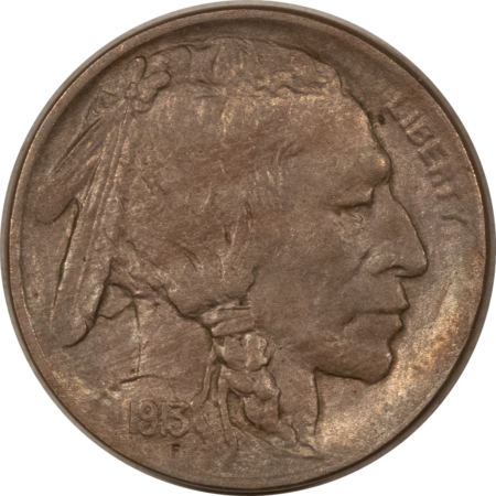 Buffalo Nickels 1913-D BUFFALO NICKEL TY 1 – UNCIRCULATED!